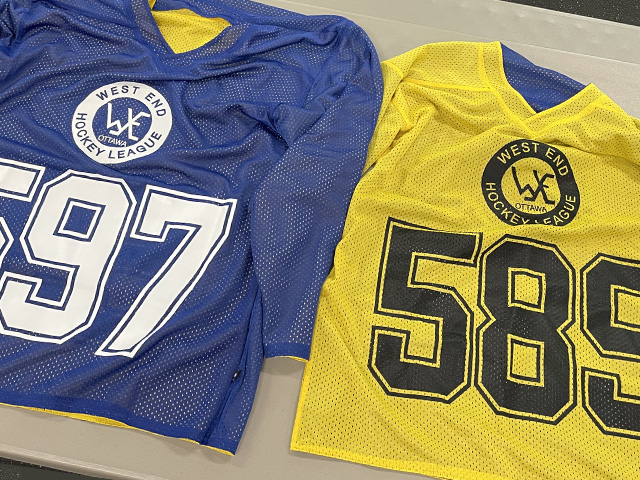 2023-2024 WEHL Practice and Sort-out Jerseys